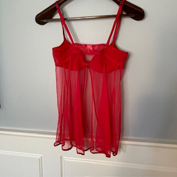 Victoria's Secret Vintage Y2k Sheer Underwire Cami Babydoll Tank 34 B - Picture 7 of 7